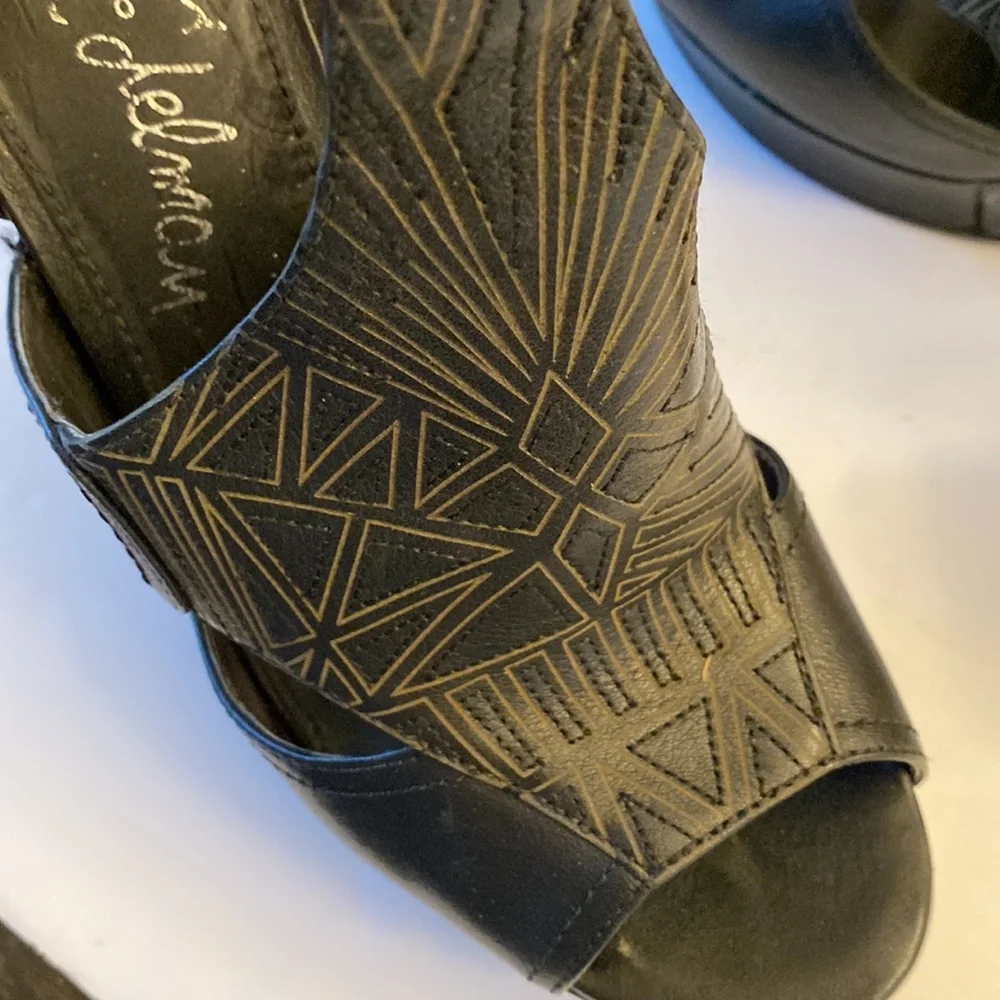 Sam Edelman | Anthropologie NEVYN platform gladiator stiletto heel women SIZE 8